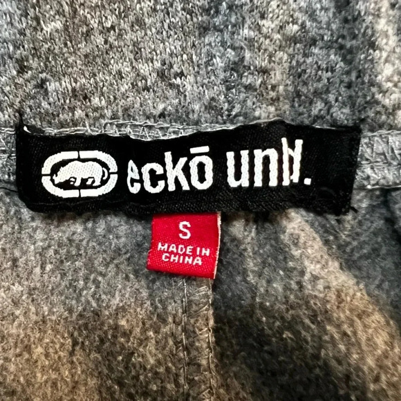 Ecko Unltd Gray Fleece Joggers with Logo. Size Small. - Picture 2 of 12